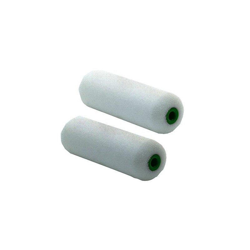 Nölle 10705120 Polyurethane Foam Super-Fine Paint Roller, Green/White, 10 cm,