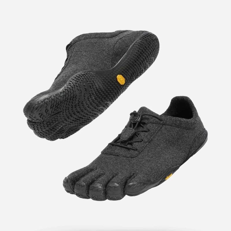 Vibram Men's FiveFingers KSO ECO Wool, Grey/Black, 46 EU /