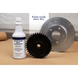 BLACK STAR Rust Converter - Converts Rust on Any Steel Surface (1 Quart)