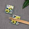 Chopsticks Rest Stylish Kutani Ware Pair Chopsticks Rest Set Peony