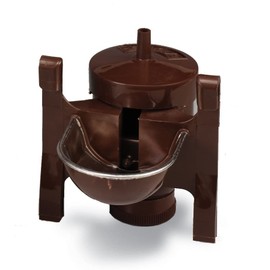 Vogelsberger Wachtelzucht Automatic Drinking Trough with Stainless Steel Basin