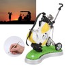 Mini Desktop Zinc Alloy Golf Bag Pen Holder with Lawn