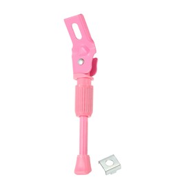 HARFINGTON Back Bike Kickstand for 16 Inch Wheel Carbon Steel Bicycle Single-Side Kick Stand with Screw Washer Rear Mount Bikes Support Racks, Pink