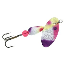 Panther Martin Fish See UV Fishing Spinner PMUV_4_CPP Fish See UV Fishing Spinner Chartreuse/Purple/Pink, Chartreuse Purple Pink