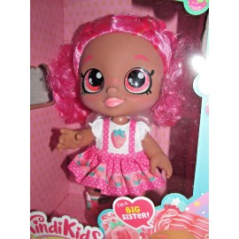 Moose Toys Kindi Kids Scented Sisters Doll Berri D'Lish 10" Play Snack Time Strawberry