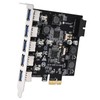 FebSmart Tarjeta de expansión de 7 puertos Superspeed 5Gbps USB
