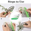 2 Pack Herb Stripper Professional Herb Chopper 9 Hole Stainless