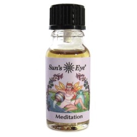 Sun's Eye Meditation Oil, 1/2 fl oz Bottle, Mystic Blends Aroma Oil, Jasmine and Myrrh Scent