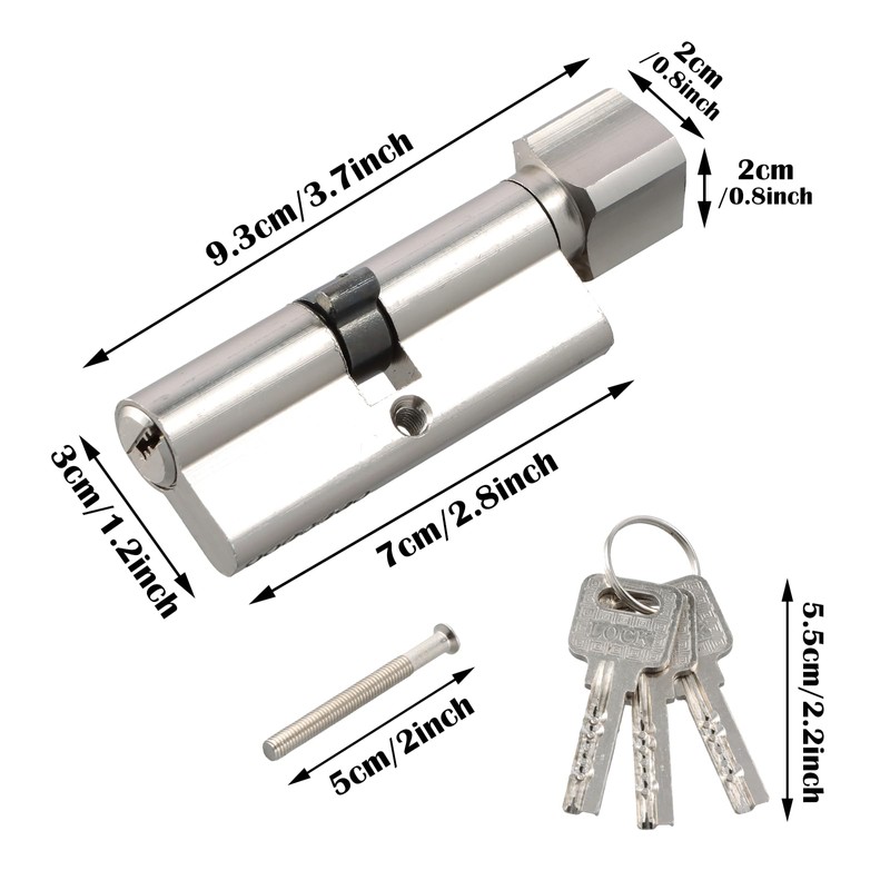 Cylinder Lock Front Door Lock - Knob Cylinder Lock Cylinder
