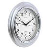 Kiera Grace Aster Round wall-clocks, 10-Inch, Silver