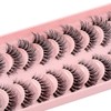 3D False Eyelashes, Natural Eyelashes, Pure Handmade Natural Look, Fluffy