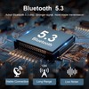 Ankilo atpX Bluetooth 5.3 Adapter für Flugzeug/TV,2-in-1 Bluetooth Transmitter Empfänger,3.5mm