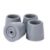 4PCS Rubber Walker Tips 1 '' Heavy Duty Replacement Tips