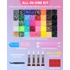 40000 PCS Bedazzling Kit 40 Colors 4mm Multicolor Bedazzler Kits