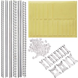 LUTER Ring Reducer, Invisible Size Adjuster, Spiral Insert Invisible Strip Adjuster, Perfect for All Sizes, Loose Rings with Silver Polishing Cloth (Pack of 37, 3 Models)