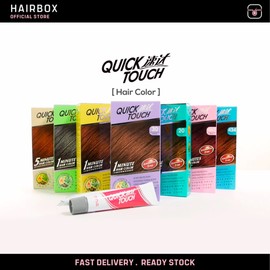 Others QUICK TOUCH Permanent Hair Dye Colour - 2 x 40ML (HB)