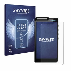 Savvies 6 Pack Screen Protector compatible with Hiby R4 Protection Film Clear