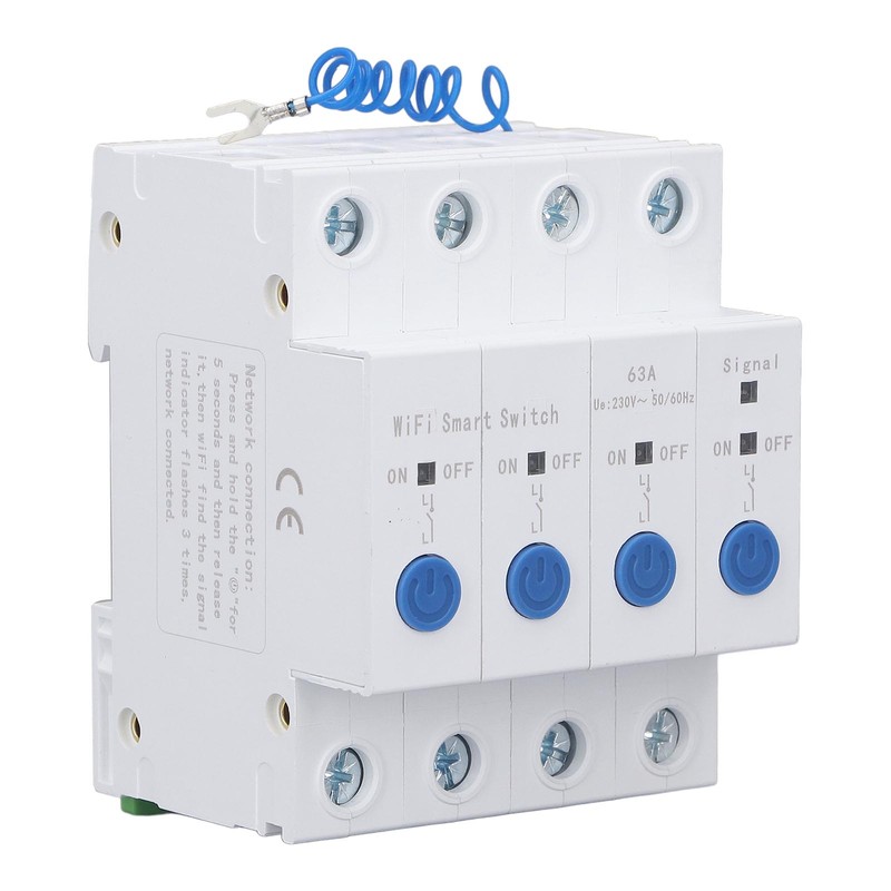 WiFi Circuit Breaker 4P Remote Control Timing Delay Circuit Breaker