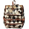 CHERISHTHELABEL Cowhide Backpack, Large Leather Diaper Bag Backpack for Women,