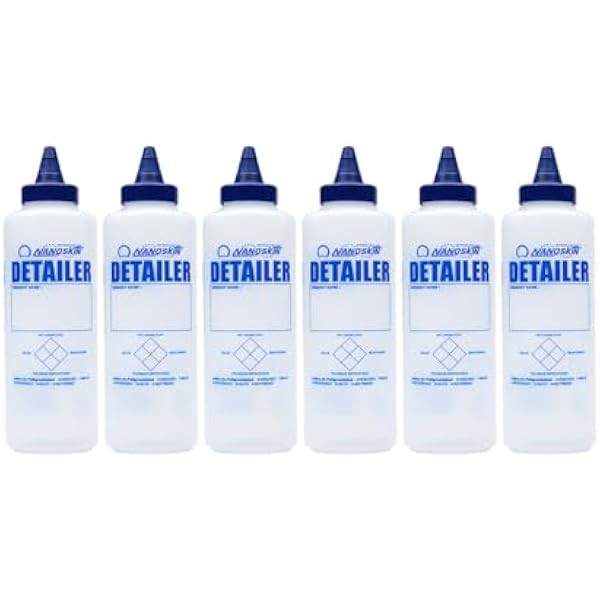 Nanoskin 6-Pack 16 Oz. Squeeze Bottle with Twist Top Dispensing