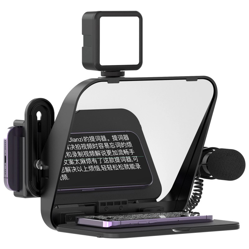 Ulanzi RT02 Universal Teleprompter Prompter for DSLR Camera Phone Tablet