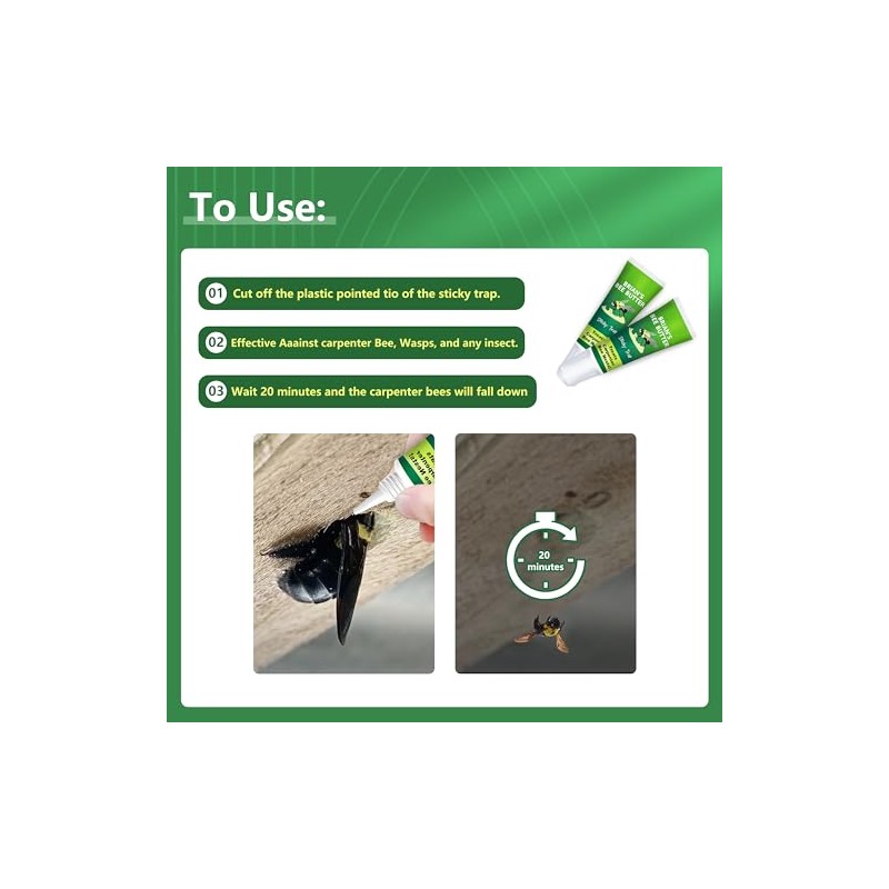 Carpenter Bee Traps - Effective Sticky Traps for Home Protection