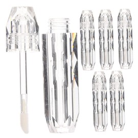 PACKOVE 4Pcs Transparent Lip Gloss Tubes Empty Cosmetic Containers with Wand for DIY Lip Gloss Leak Design Easy to Use for Makeup Lovers and Travel