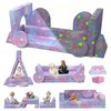 12PCS Modular Kids Play Couch, Kids Sofa with Blanket for