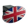 GRAPHICS & MORE Rustic Distressed United Kingdom British Flag Oval