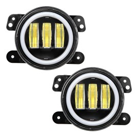2 Luces Antiniebla Led Redondas De 4 Pulgadas 30 W