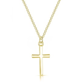 Philip Jones Gold Plated Cross Necklace