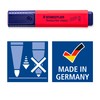 STAEDTLER Textsurfer Classic Highlighter, Magenta, Large Ink Memory, Long Marking