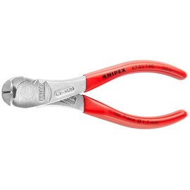KNIPEX Tools 67 03 140 High Leverage End Cutting Nippers, 5-1/2"
