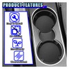 2PCS Car Cup Holder Coaster, Anti-Slip Shockproof Insert Coaster, Auto