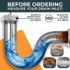 Solid 50 FT Plumbing Snake with Drill Attachment - Eco-Friendly