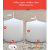 D'light Online Long 10 Hour Burn Time Unscented Votive Candles