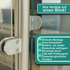 PRIOstahl Glass Holder Glass Clamp Holder Glass Plate Holder –