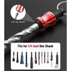 Portable Bit holder Keychain (12pcs Holders + 2pcs Connection Rods