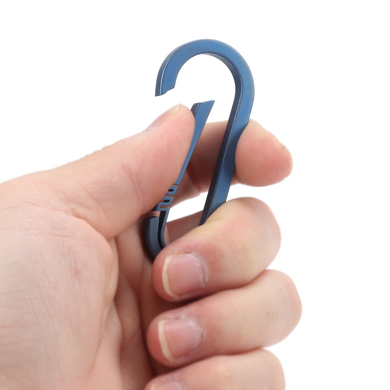 Titanium Alloy Keychain Key Holder Quick Release Keychain Backpack Hanging