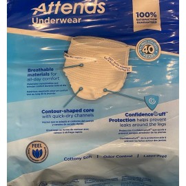 Attends NEW Attends XL Ultimate Absorbency Incontinence Underwear 58”-68” Postpartum