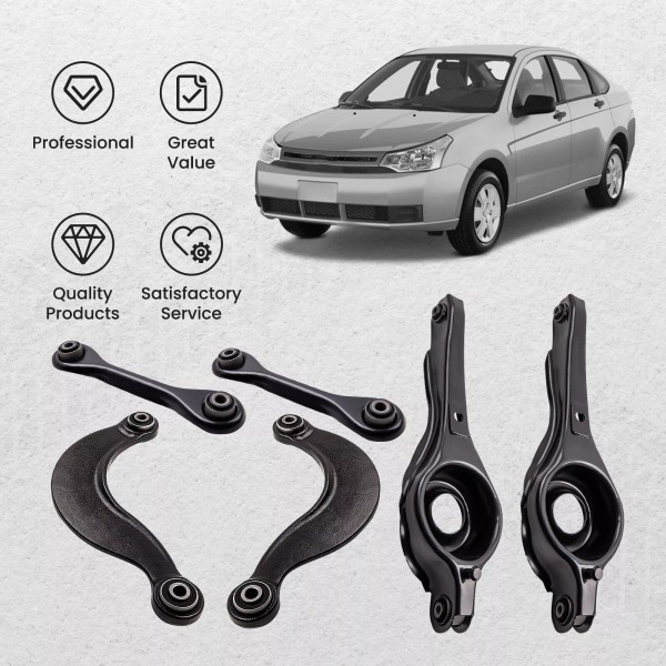BFO 6x Rear Suspension Control Arm Arms Upper Lower Set