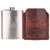 SPORTGIFTZ - Buffalo Leather Hip Flask | 8oz Capacity |