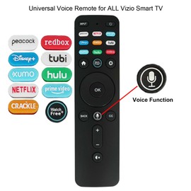 XRT260 Voice Remote Control for Vizio V-Series 4K Smart TV V655-J04 V655-J09 V705-J03 V755-J04 V435-J01 V505-J01 V505-J09 V555-J01 V585-J01 V706-J03 V756-J03 V756x-J03 V505C-J09 V705-J01 V705xJ03