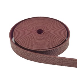 1 Roll Leather Strap Strip,2CM*4.5M Red Lychee Pattern Leather Strap,Side Imitation Flat Leather Cord,Leather Strip for DIY Crafts,Clothing,Bag Making