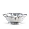 Arthur Court Designs Aluminum Fleur-De-Lis Salad Bowl 12 Inch Diameter