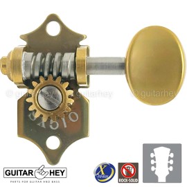 GOTOH NEW GOTOH SXN510V-05M L3+R3 Guitar Premium Tuners 3x3 - ANTIQUE FINISH X-GOLD
