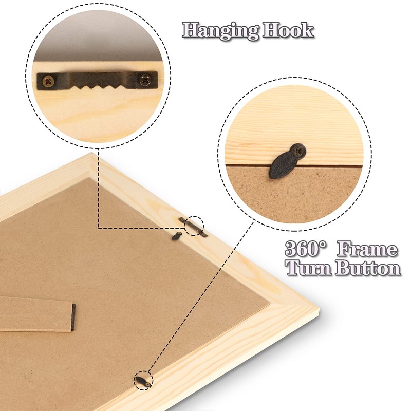 Dog Paw Print 8x10 Picture Frame Wooden Photo Frames for