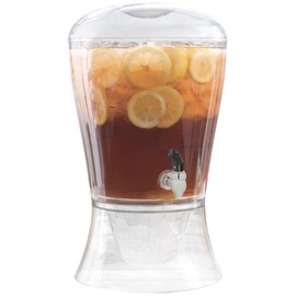 Creativeware 3-Gallon Beverage Dispenser- Poly Prop Beverage Dispenser, Clear