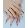 Duotaoii Almond Press on Nails Long Fake Nails Handmade False