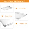 Stainless Steel Baking Sheet Set of 2, Deedro Cookie Sheet
